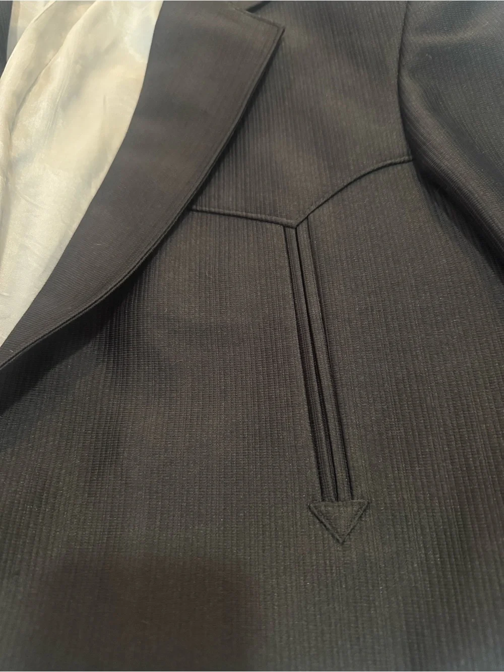 Vintage Pagano West 2 Piece Suit Shiny Textured Power Suit 80s 90s 36/L Western